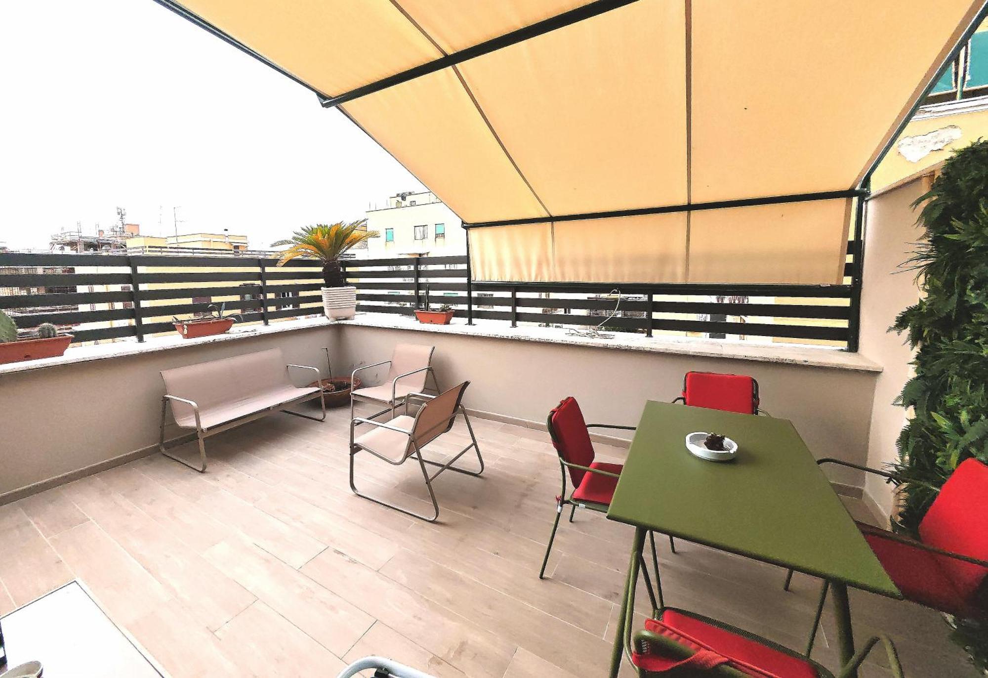 Appartamento Attico Urbano Terrazza Su Roma Metro A Cornelia Esterno foto