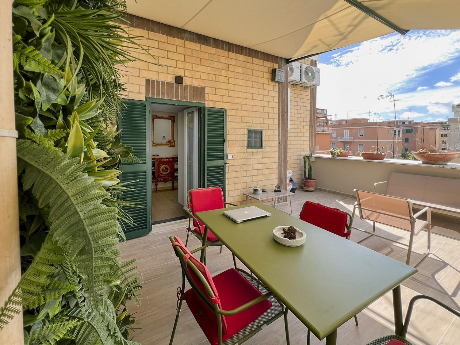 Appartamento Attico Urbano Terrazza Su Roma Metro A Cornelia Esterno foto