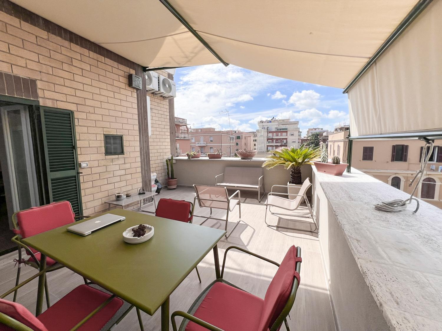 Appartamento Attico Urbano Terrazza Su Roma Metro A Cornelia Esterno foto