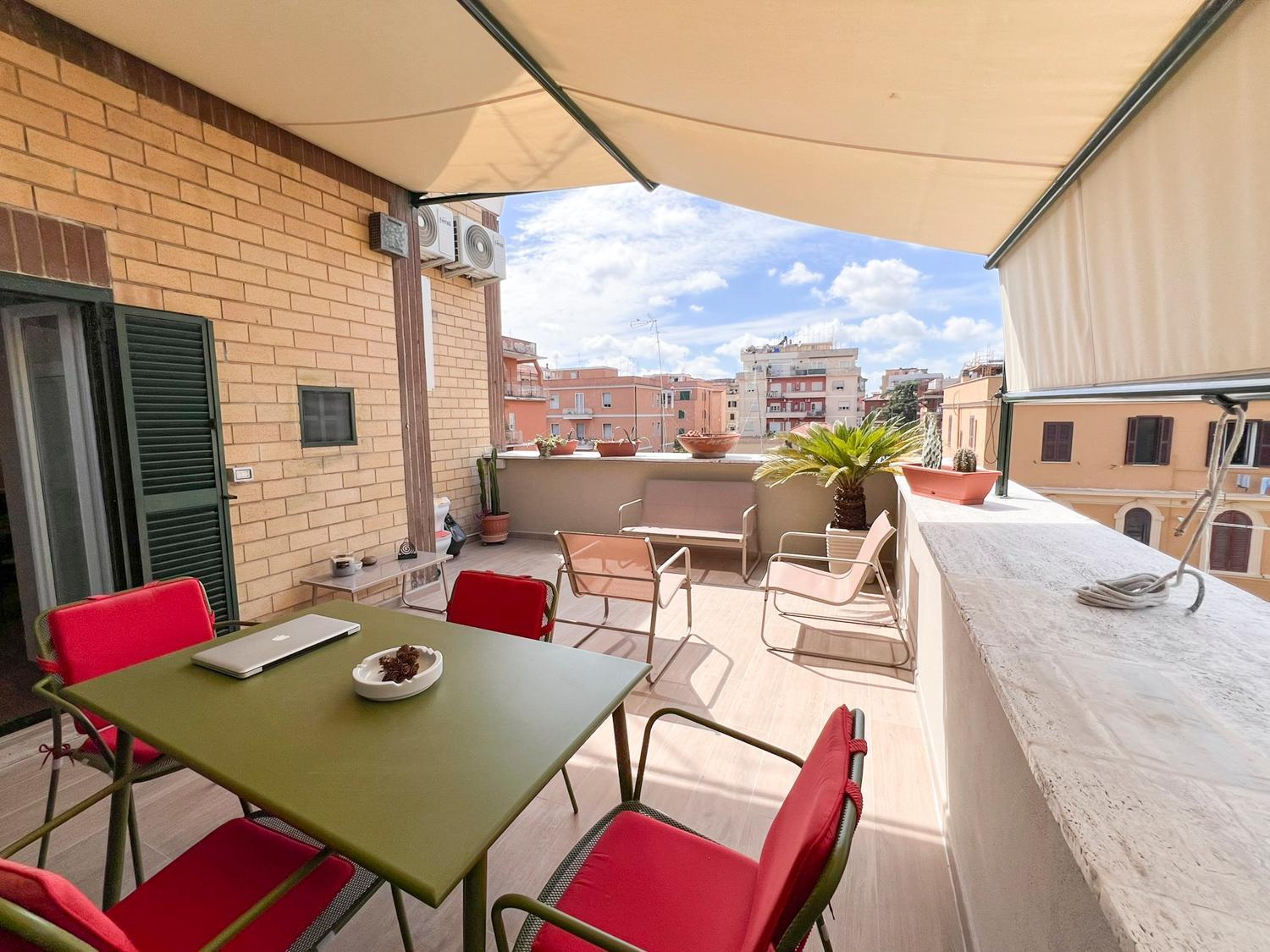 Appartamento Attico Urbano Terrazza Su Roma Metro A Cornelia Esterno foto